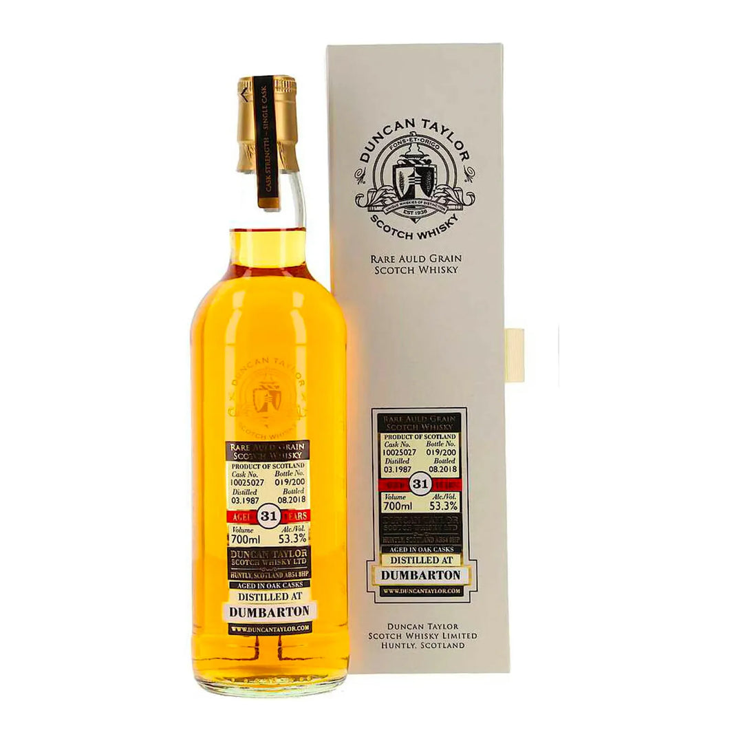Rare Auld Grain Dumbarton 1987 – 31 Year Old 54.1% ABV