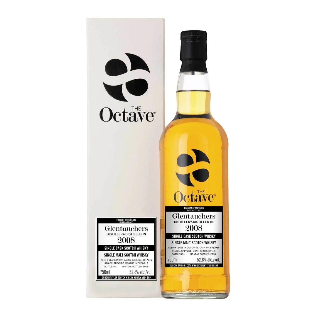 Octave Glentauchers 2008 – 9 Year Old 52.8% ABV