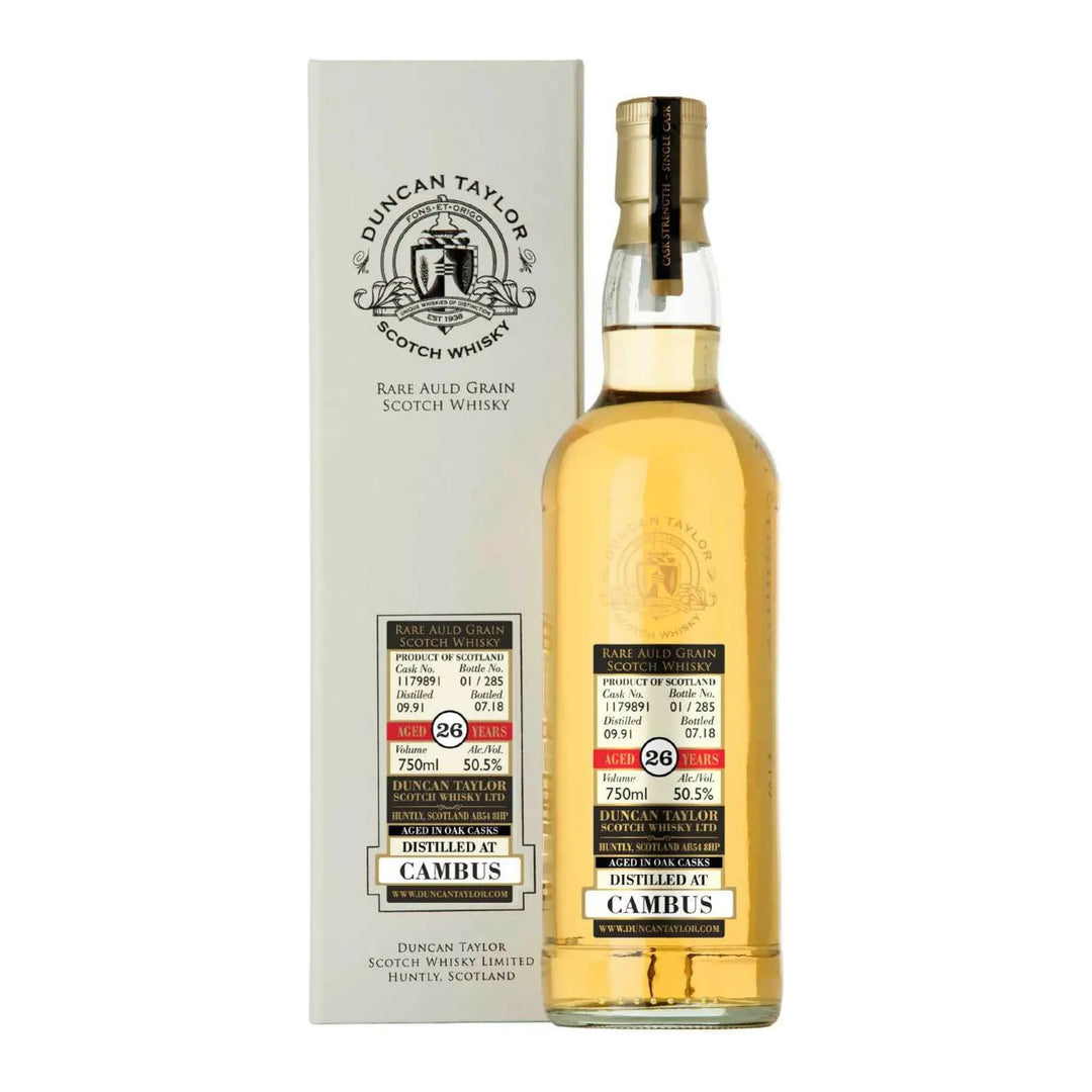 Rare Auld Grain Cambus 1991 – 26 Year Old 50.5% ABV