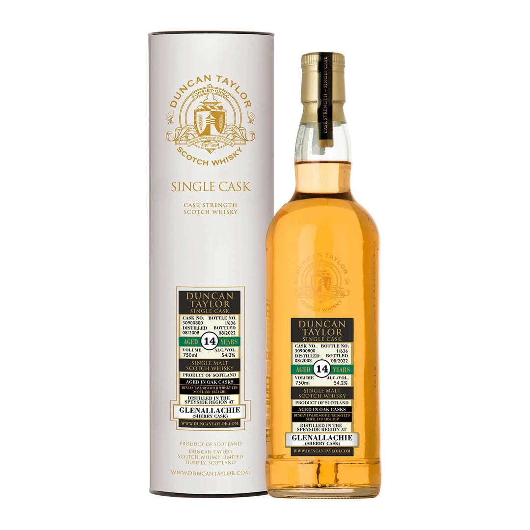 Duncan Taylor Glenallachie Sherry 2008 – 14 Year Old 54.2% ABV