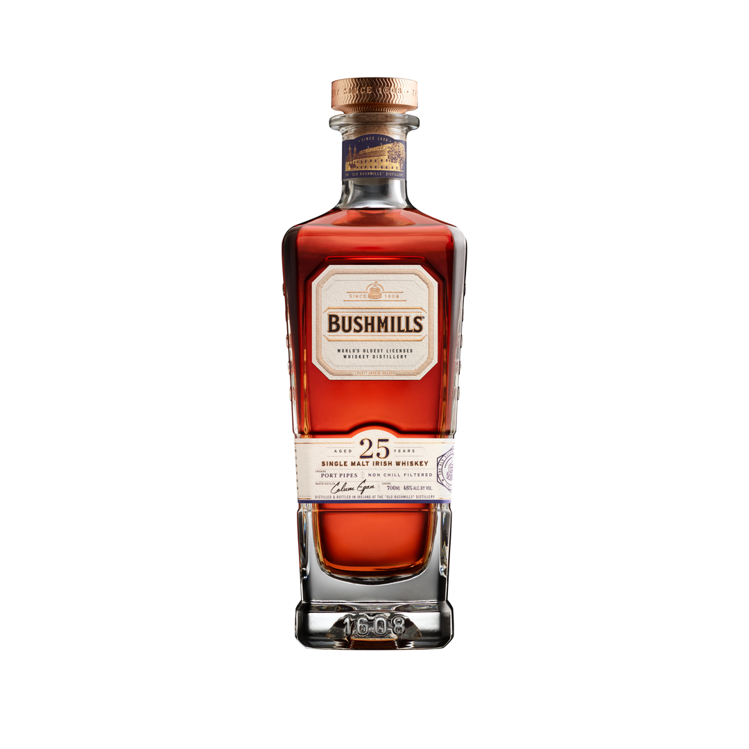 Bushmills 25 Year Old Single Malt Irish Whiskey – 750ml
