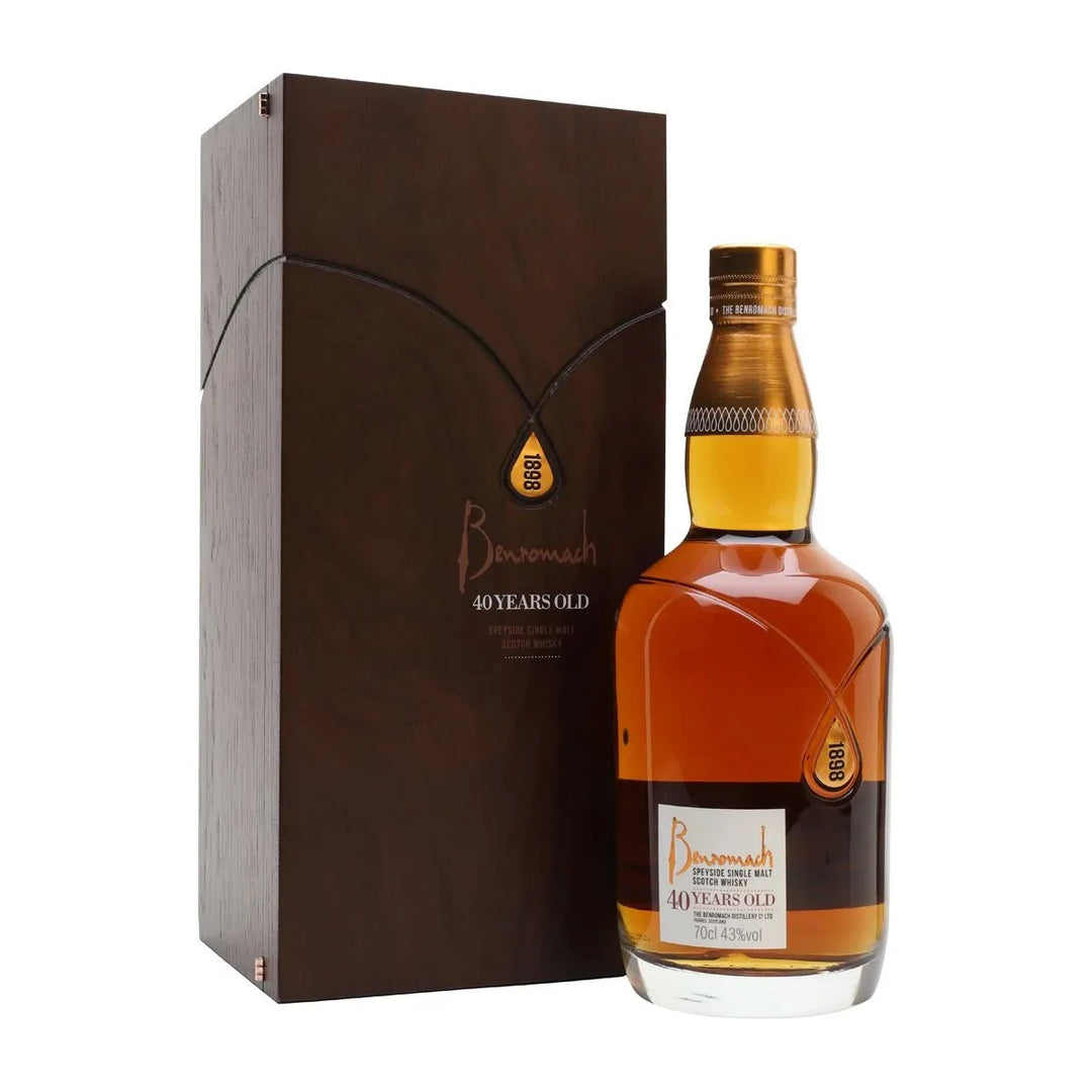 BENROMACH SCOTCH SINGLE MALT SPEYSIDE 40YR 750ML