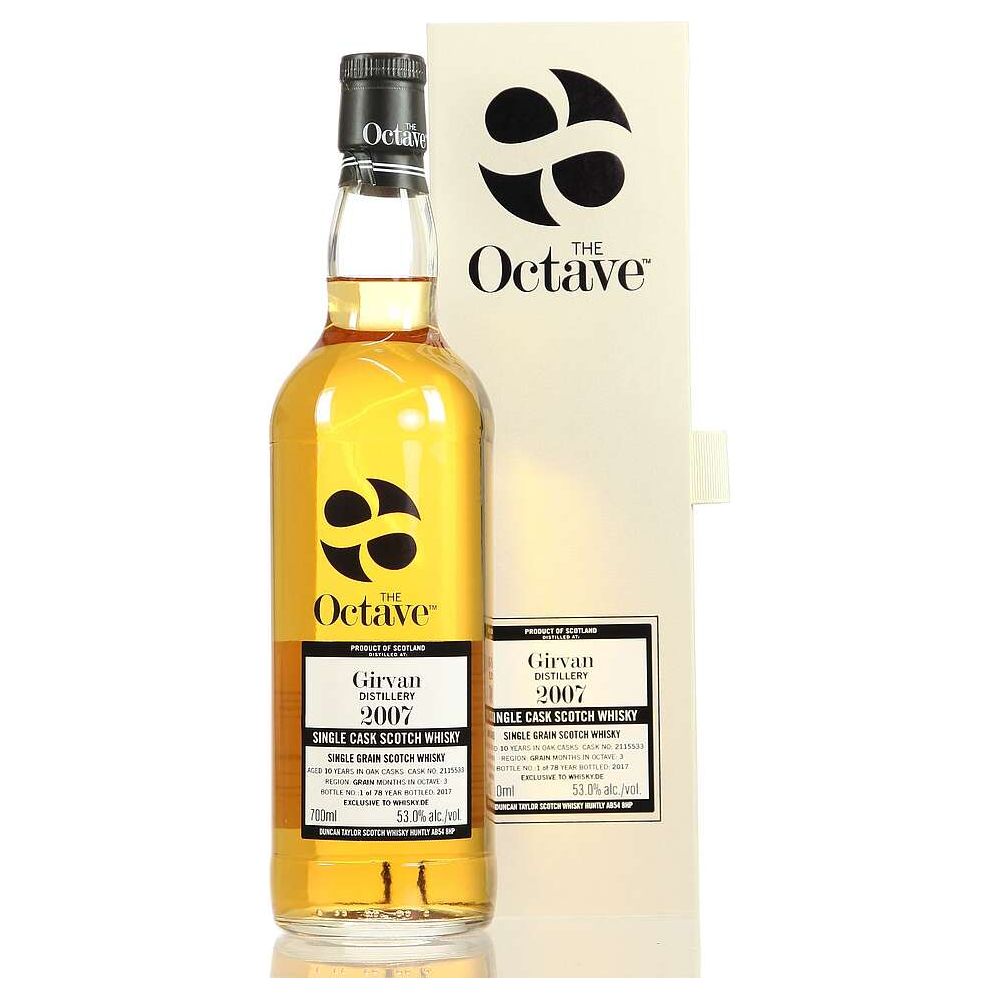 Octave Girvan 2007 – 11 Year Old 52.6% ABV