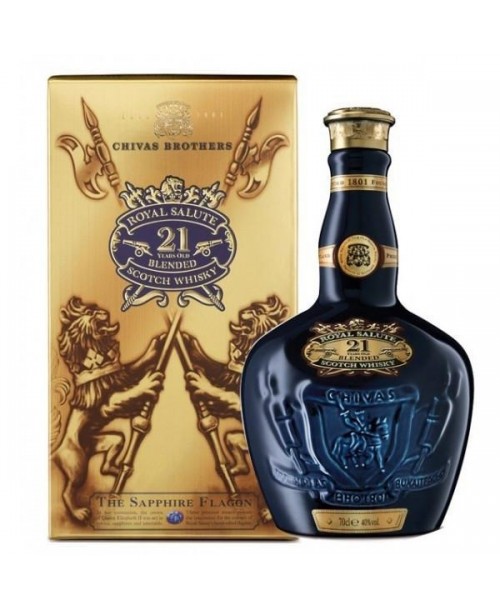 Chivas brothers salute scotch blended 21yr - Find Rare Whisky