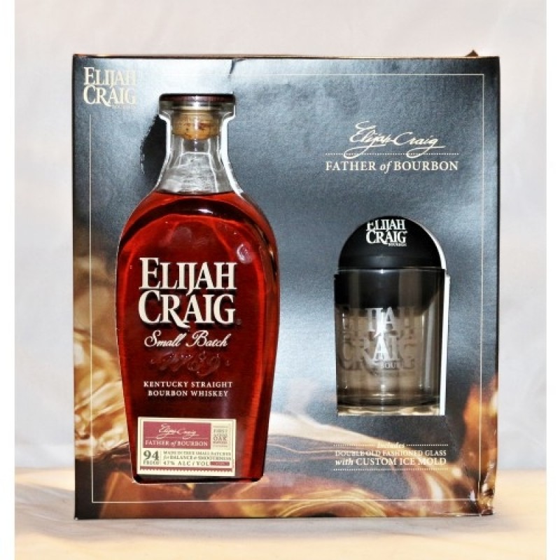 Buy Elijah Craig Bourbon Small Batch Kentucky Gift Pack With Ice