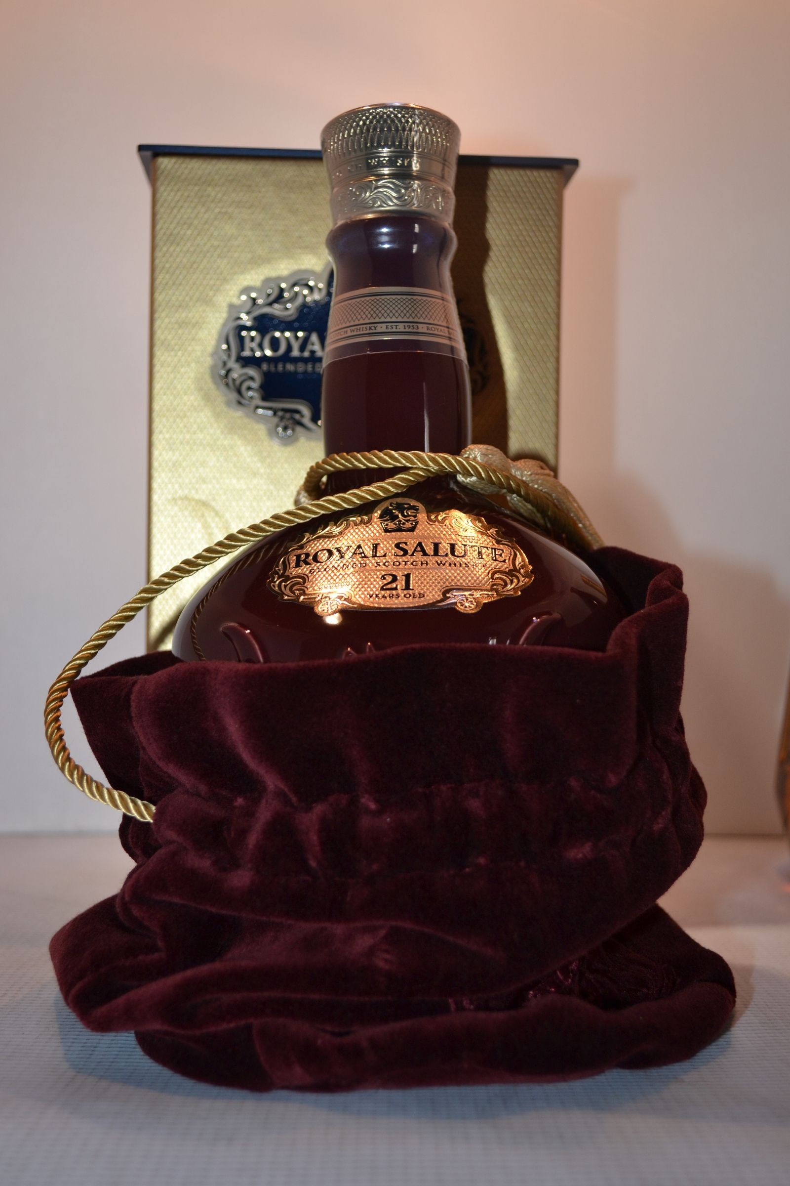 Buy CHIVAS BROTHERS ROYAL SALUTE SCOTCH BLENDED THE RUBY