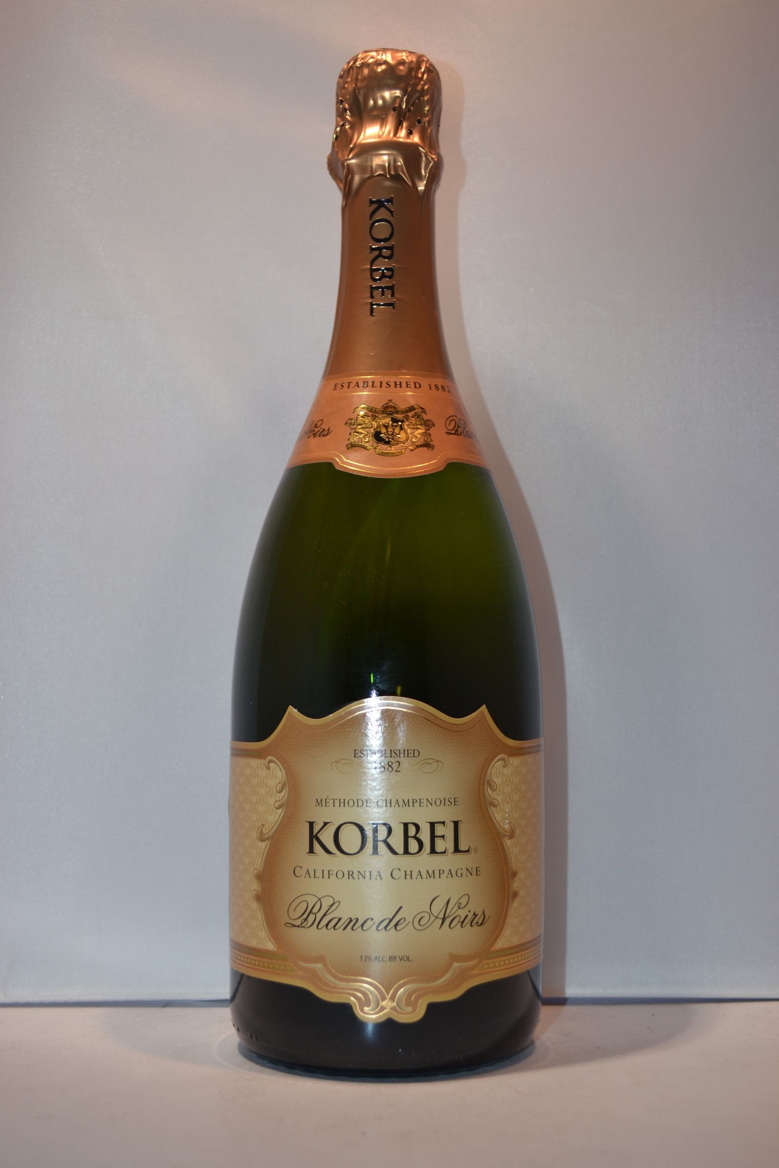 Korbel Brut California Champagne Methode Champenoise Rare